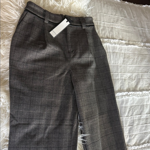 Bagatelle Women's Black Checkered Trousers - Picture 5 of 8